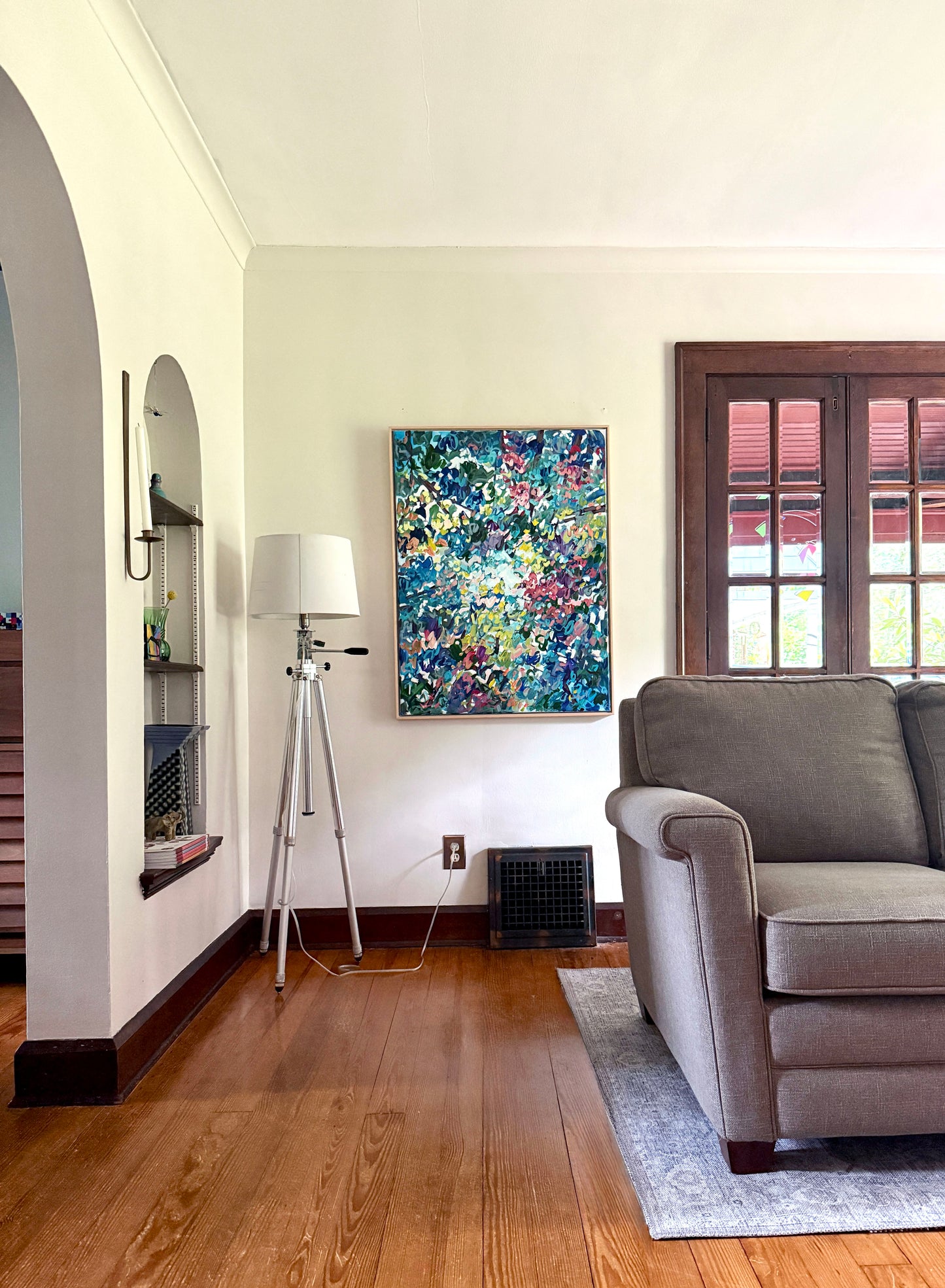 Thriving in Nature - Abstract Painting - 31x41 inches