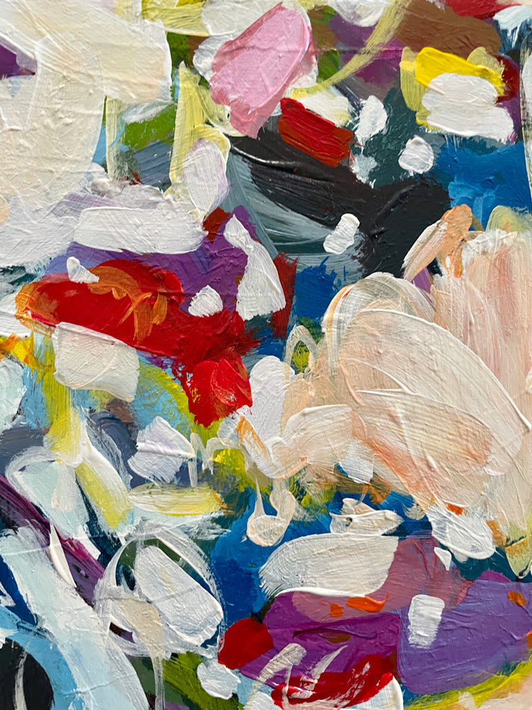 Abstracted Nature - Abstract Floral Painting