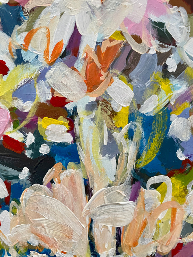 Abstracted Nature - Abstract Floral Painting