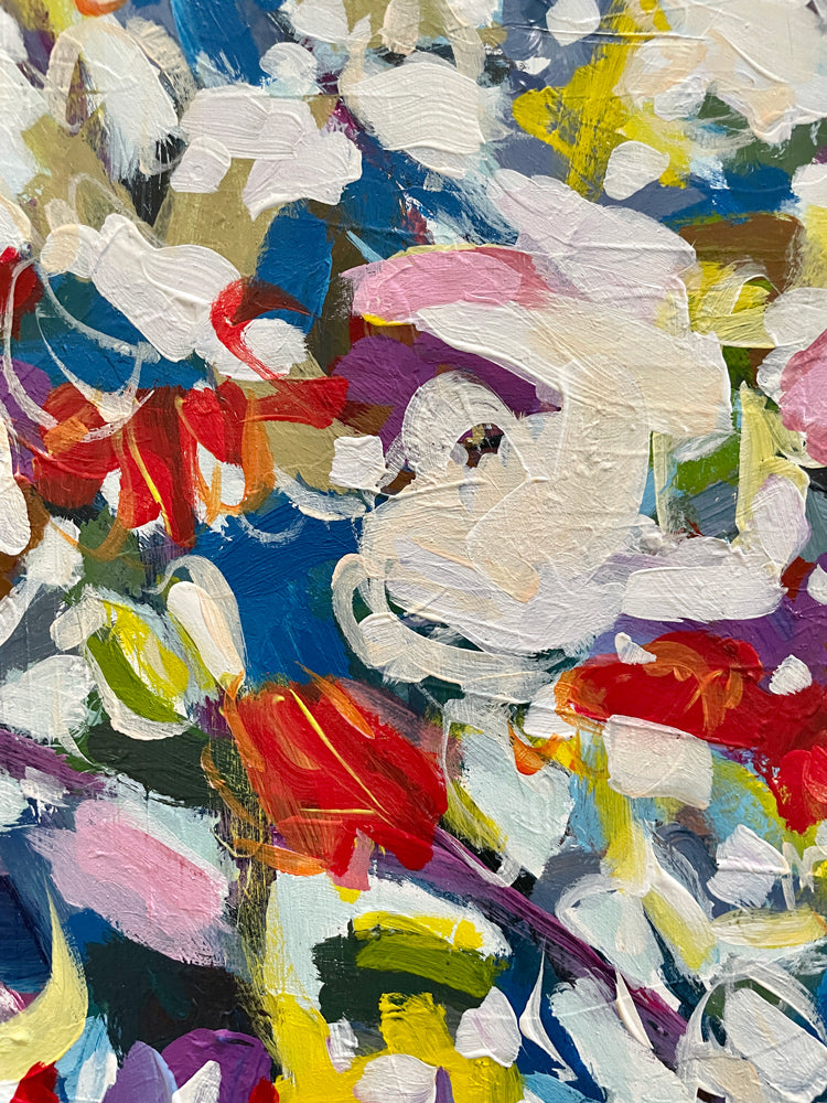 Abstracted Nature - Abstract Floral Painting