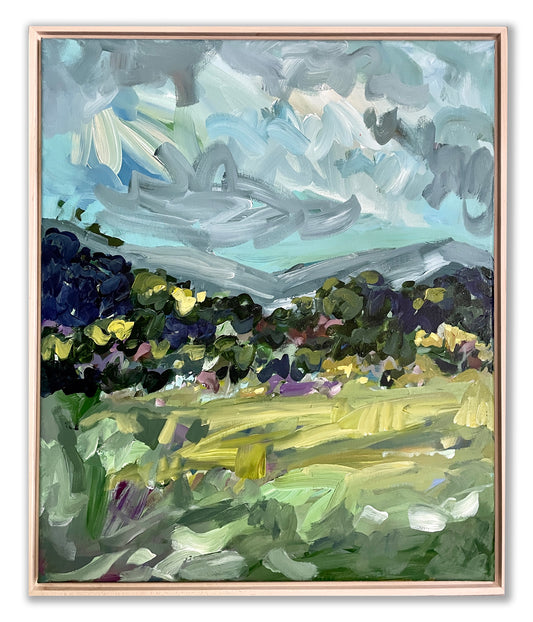 After the Storm - Abstract Painting - 21x25 inches