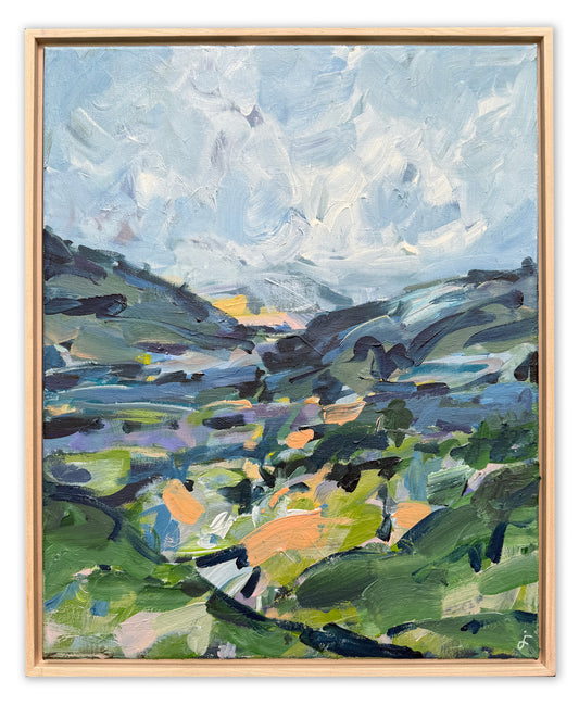 Far Away - Abstract Painting - 16x21 inches
