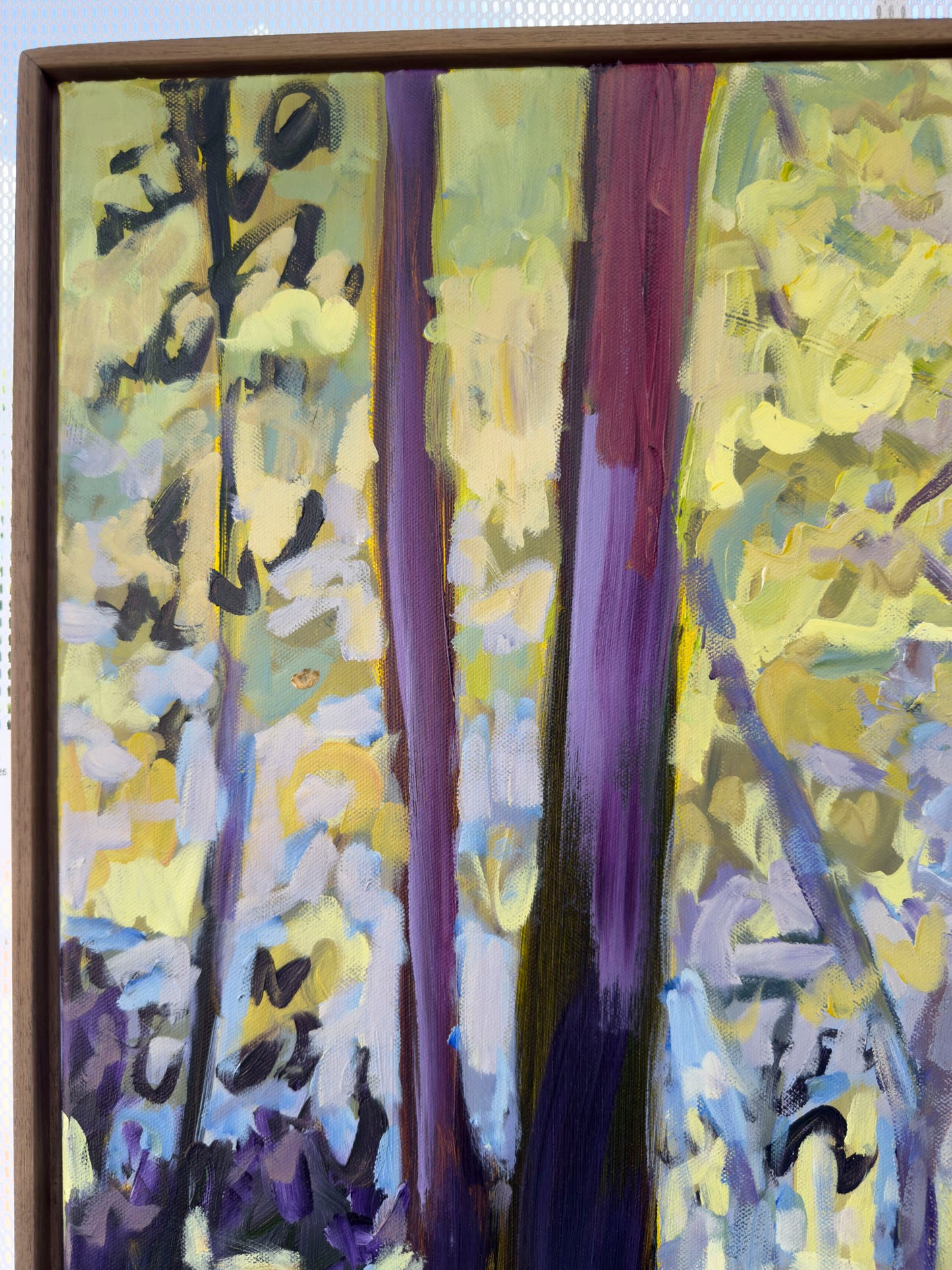 Golden Hour - Abstract Landscape Painting - 31x25 inches