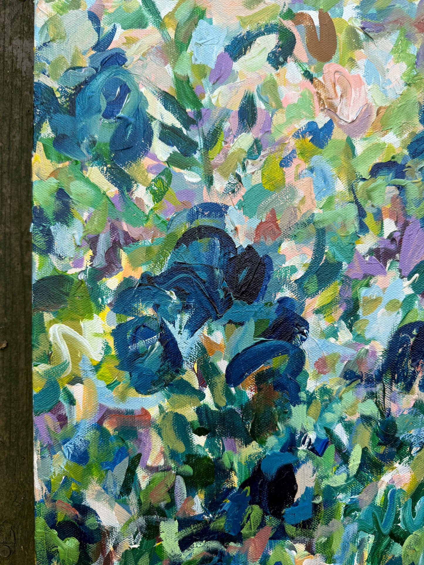 Growth - Abstract Floral Painting 18x24in