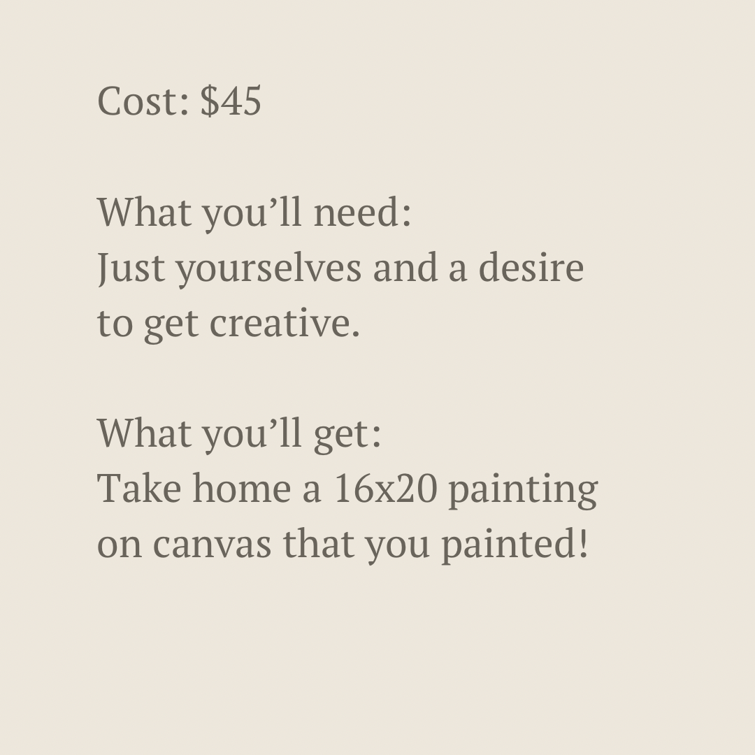 Paint With Me! Painting Class Friday, September 26
