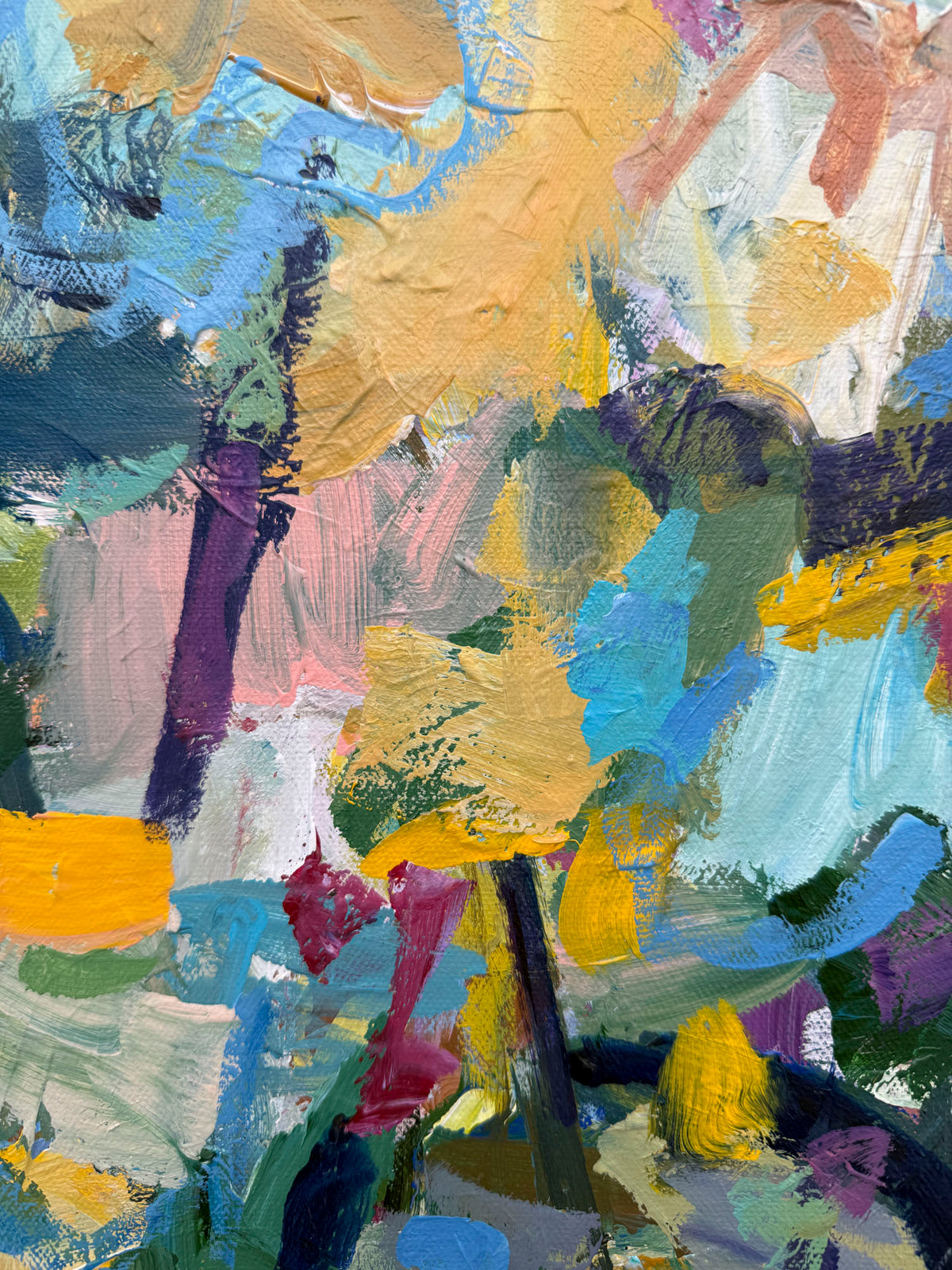 To Be Free - Abstract Painting - 17x21 inches