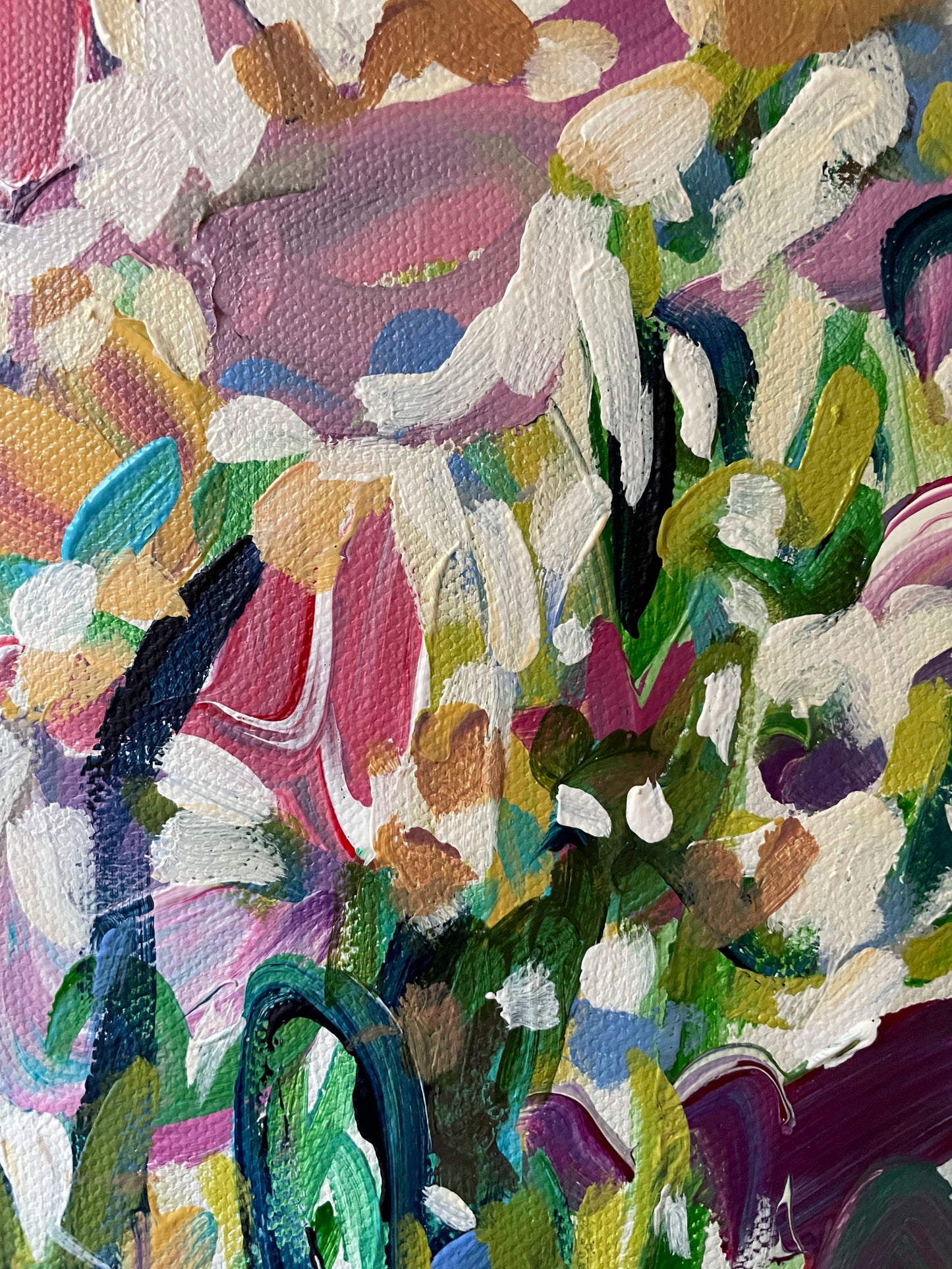 Spring Weather - Abstract Painting - 9x12 inches