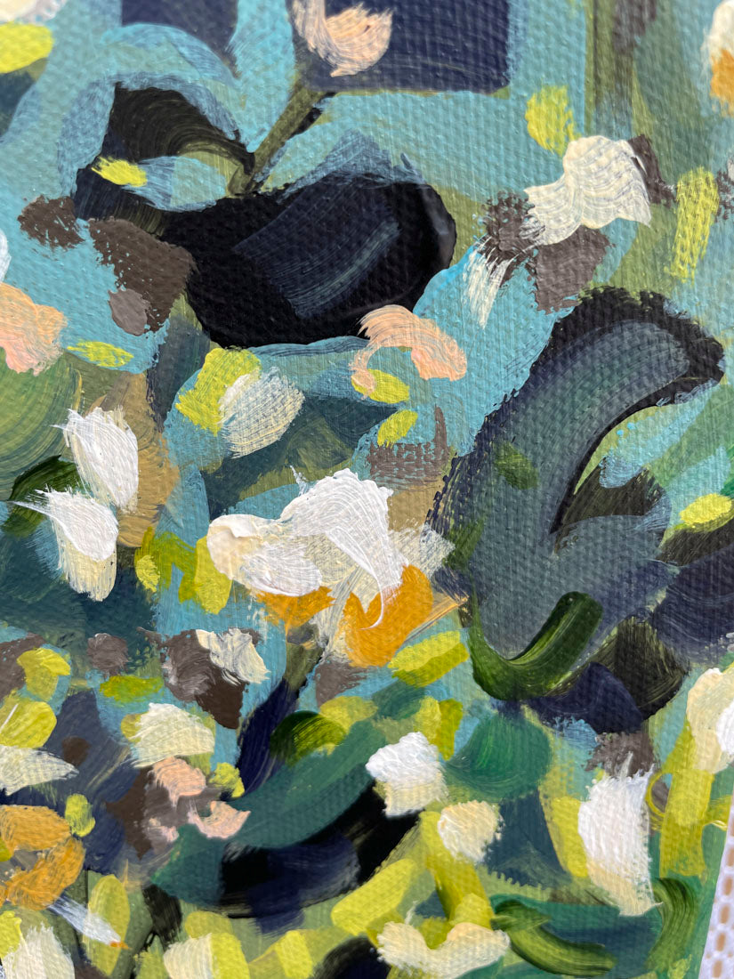 Thinking Quietly - 8x10 inches