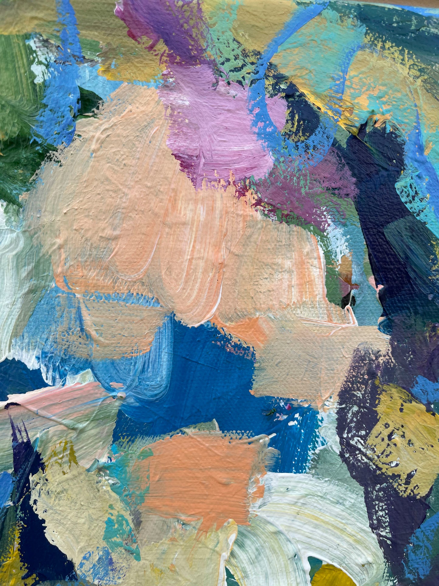 To Be Free - Abstract Painting - 17x21 inches