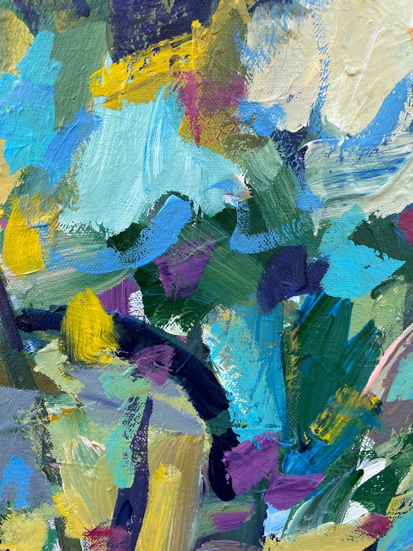 To Be Free - Abstract Painting - 17x21 inches