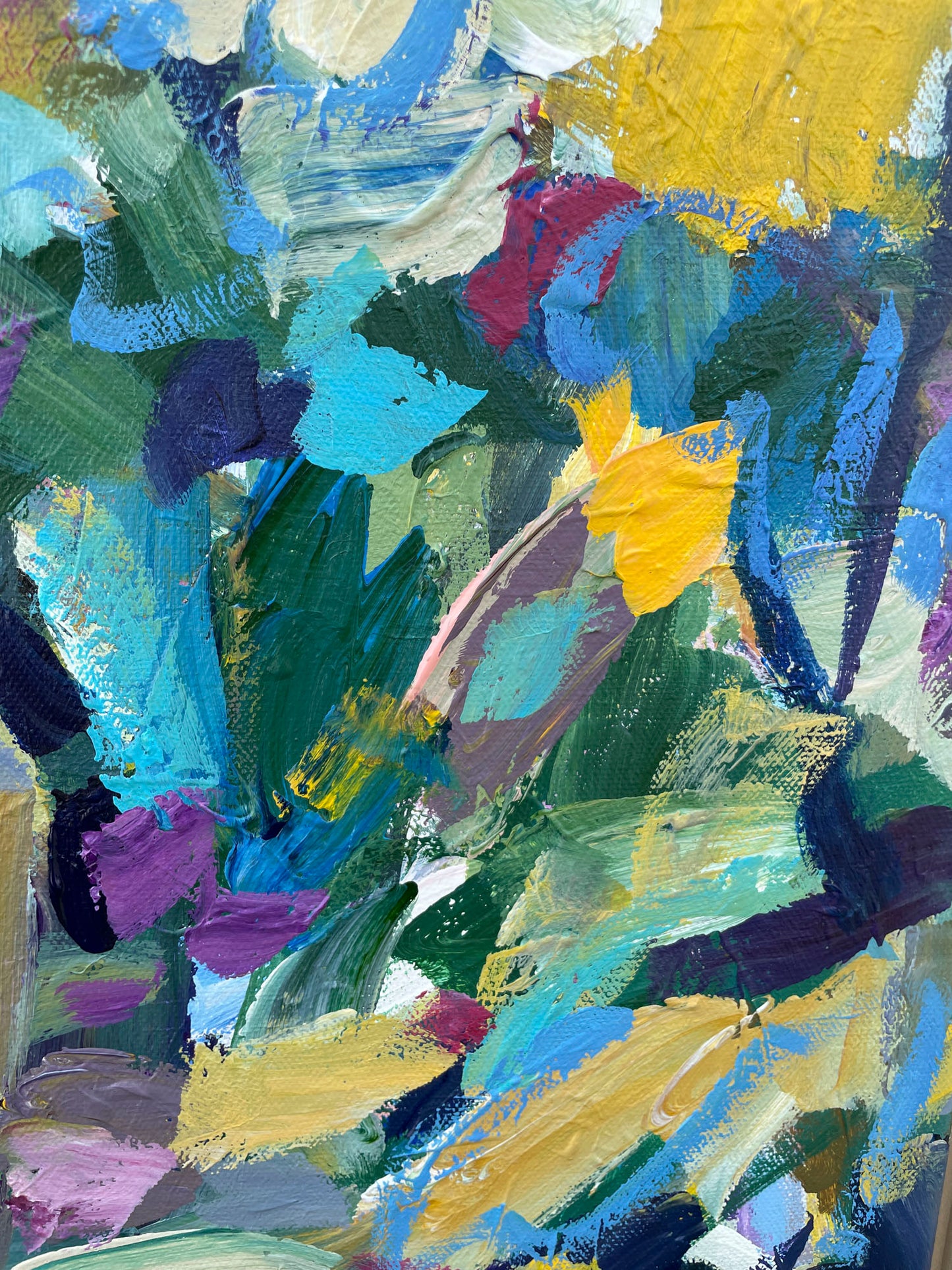 To Be Free - Abstract Painting - 17x21 inches