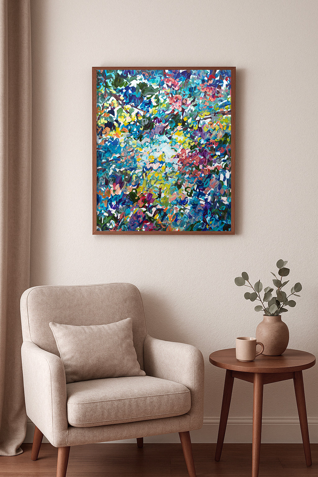 "Thriving in Nature" Abstract Landscape Art Print