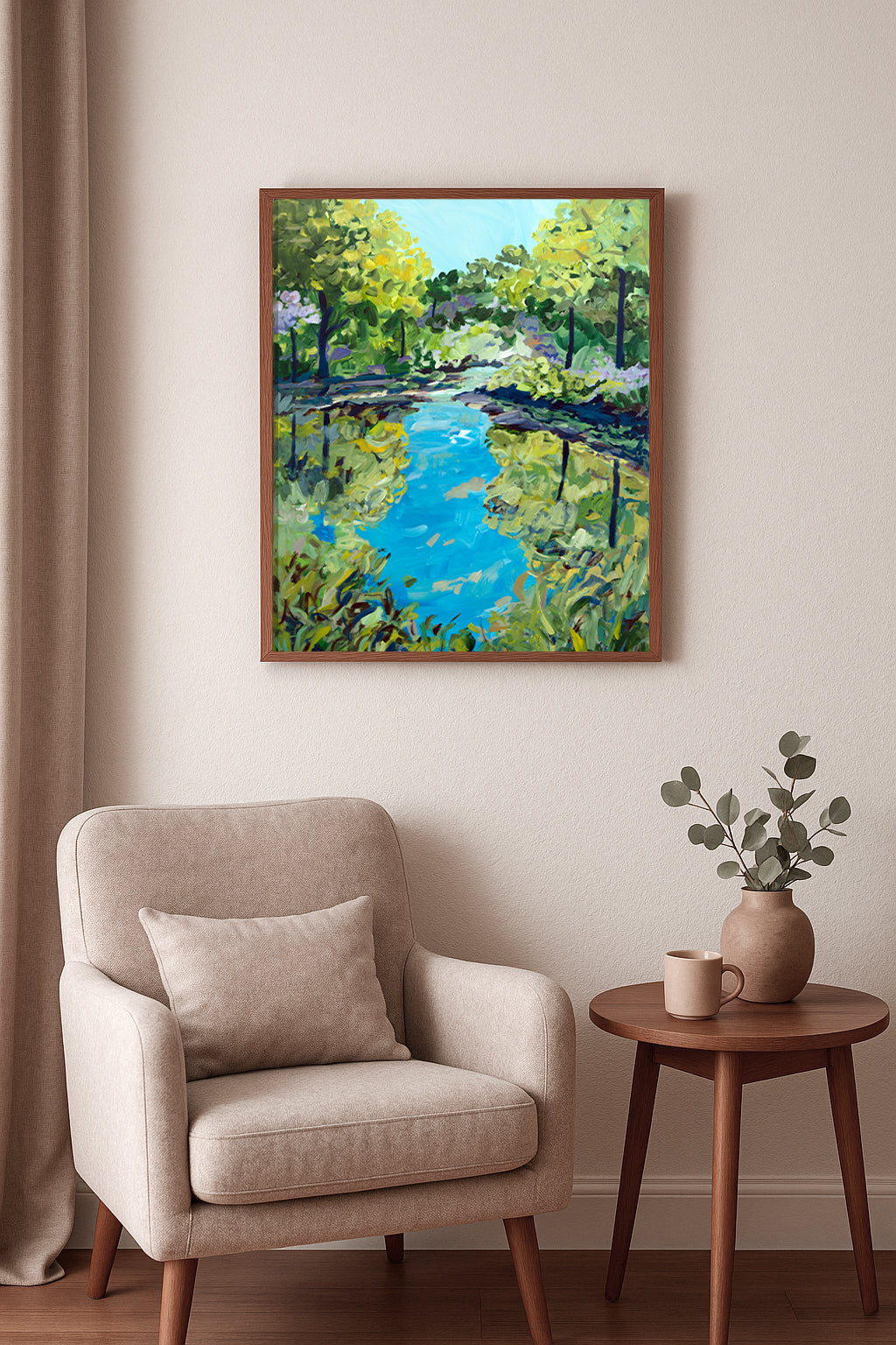 "Reflecting" Landscape Art Print