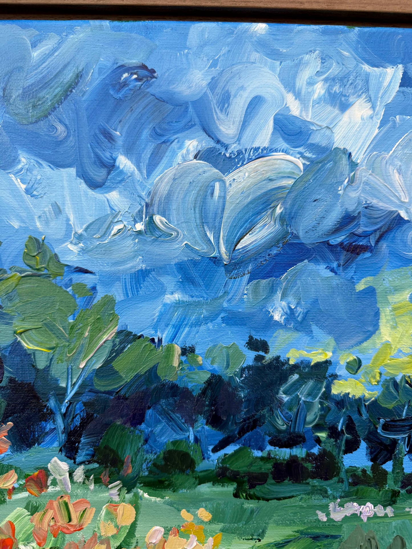 Wander - Abstract Landscape Painting - 21x17 inches