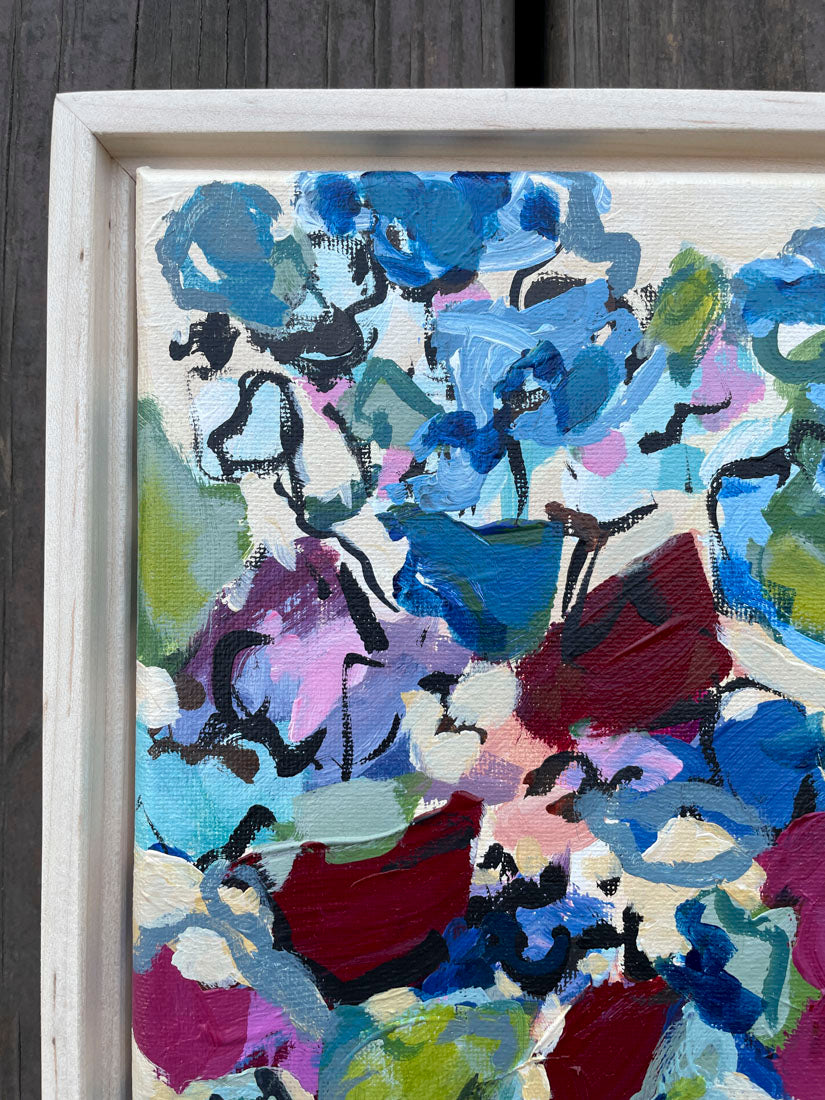 Spring is Here - Abstract Floral Painting