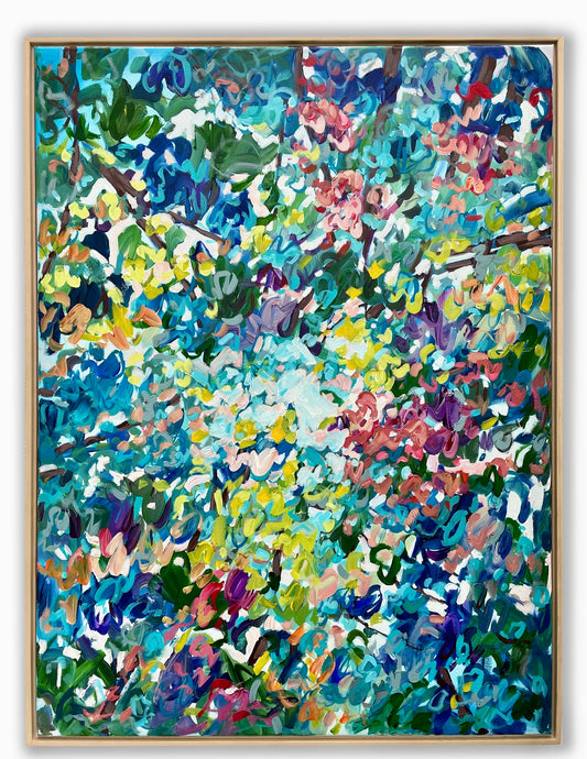 Thriving in Nature - Abstract Painting - 31x41 inches