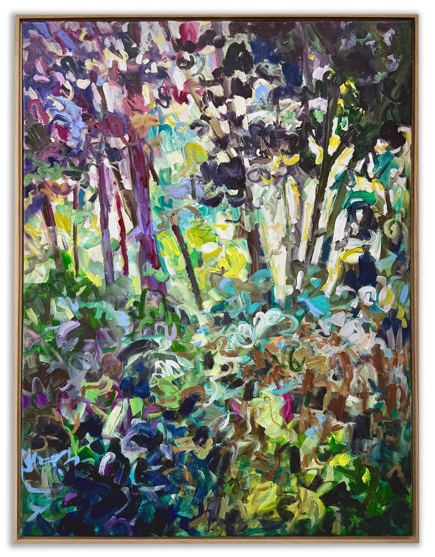 Wild Tranquilty - Abstract Landscape Painting - 31x41 inches