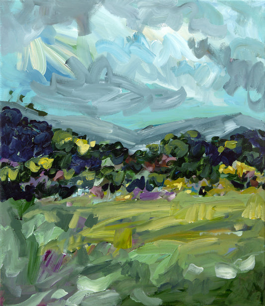 "After the Storm" Abstract Landscape Art Print