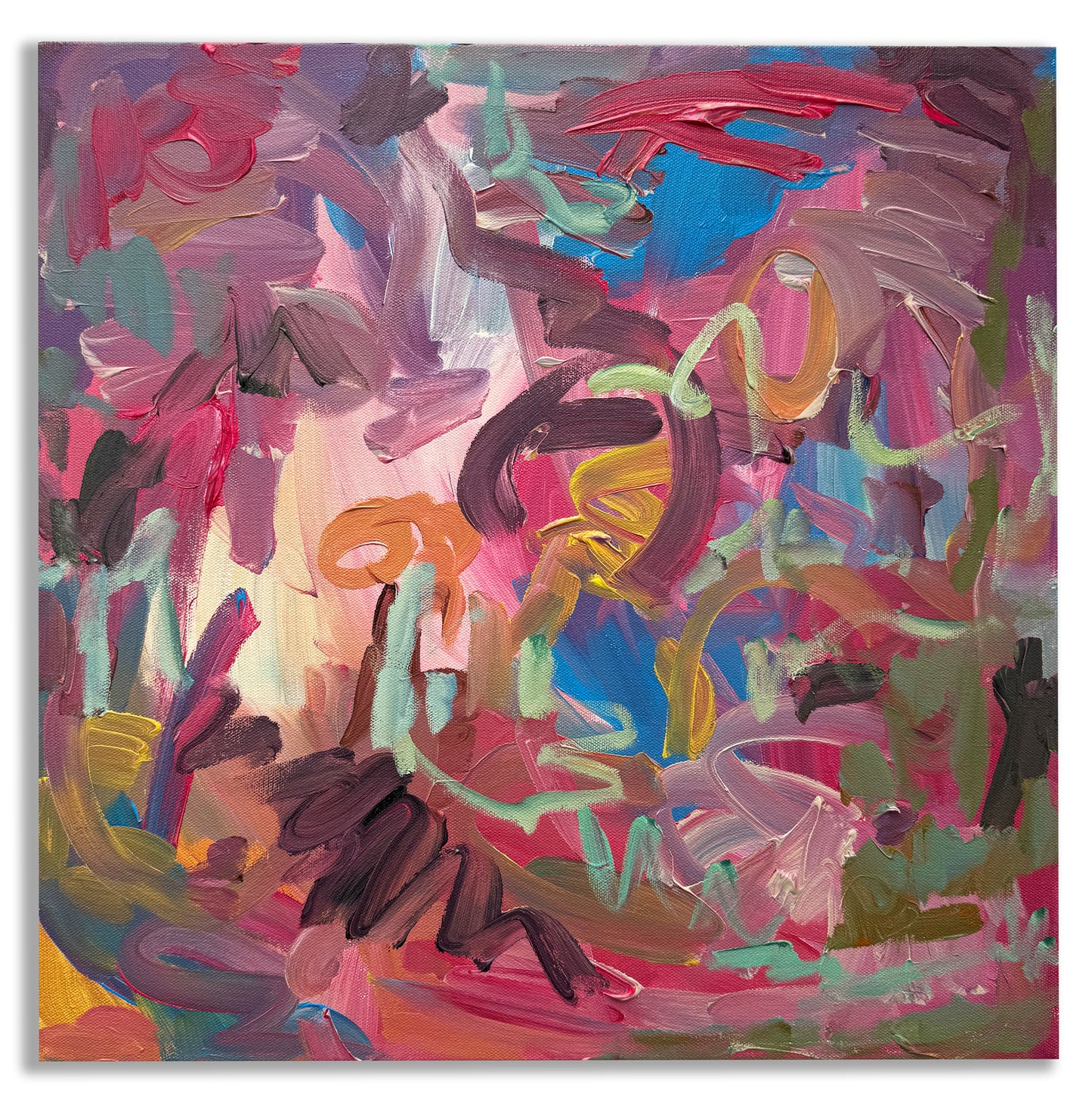 Find The Light - Abstract Expression Painting - 20x20 inches