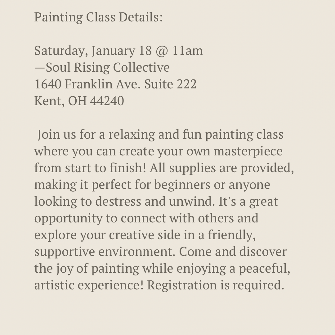 Paint With Me! Painting Class