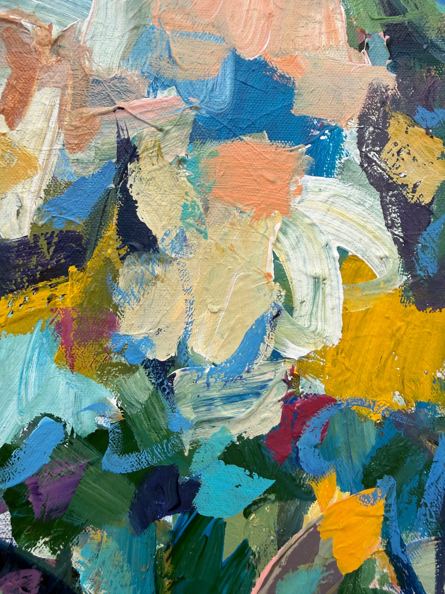 To Be Free - Abstract Painting - 17x21 inches