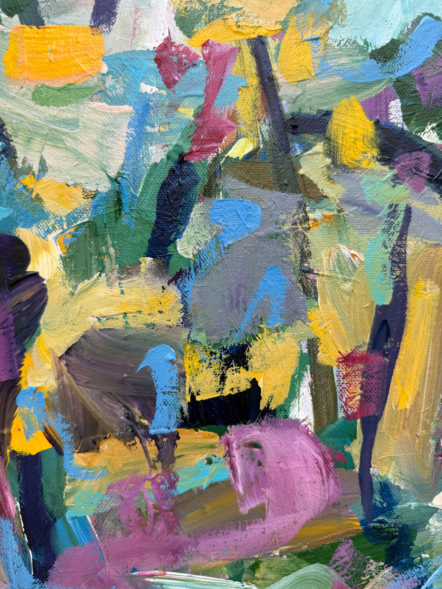 To Be Free - Abstract Painting - 17x21 inches