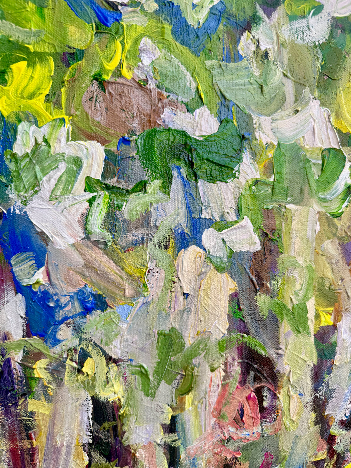 Light Wins - Abstract Landscape Painting - 36x36 inches