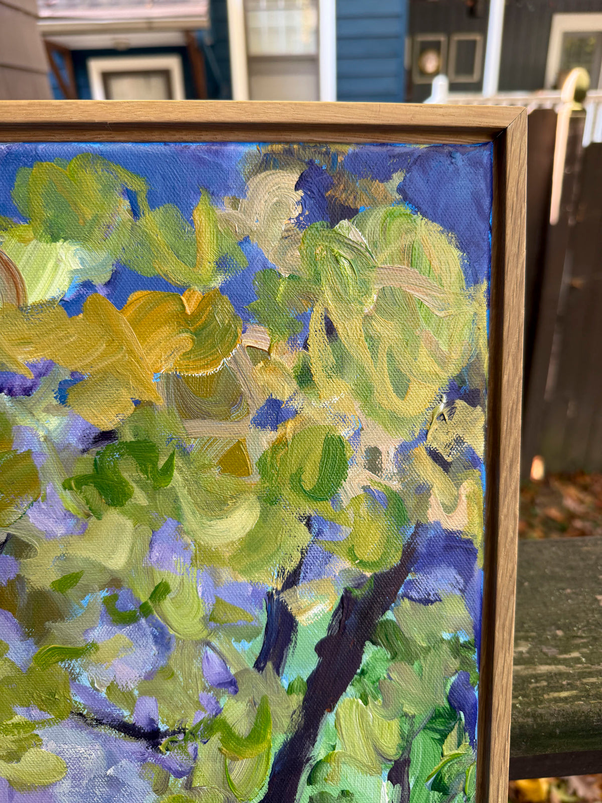 Sweet Water- Abstract Landscape Painting - 25x31 inches