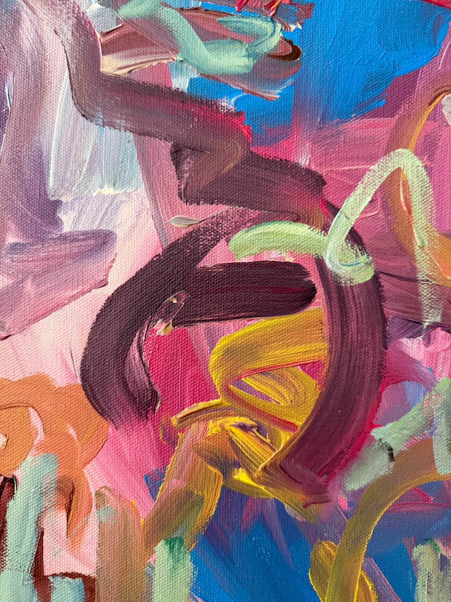 Find The Light - Abstract Expression Painting - 20x20 inches