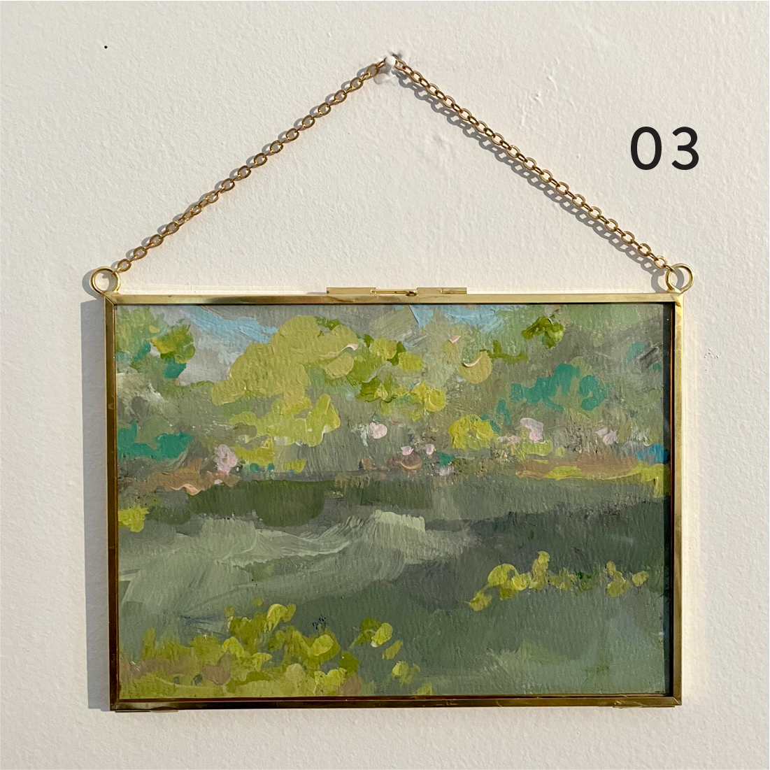 Mini Originals - 5x7" - Gold Hanging Frames