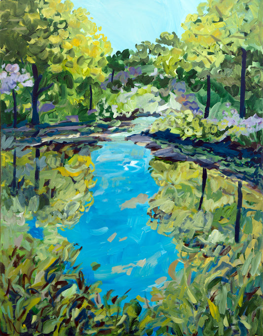"Reflecting" Landscape Art Print