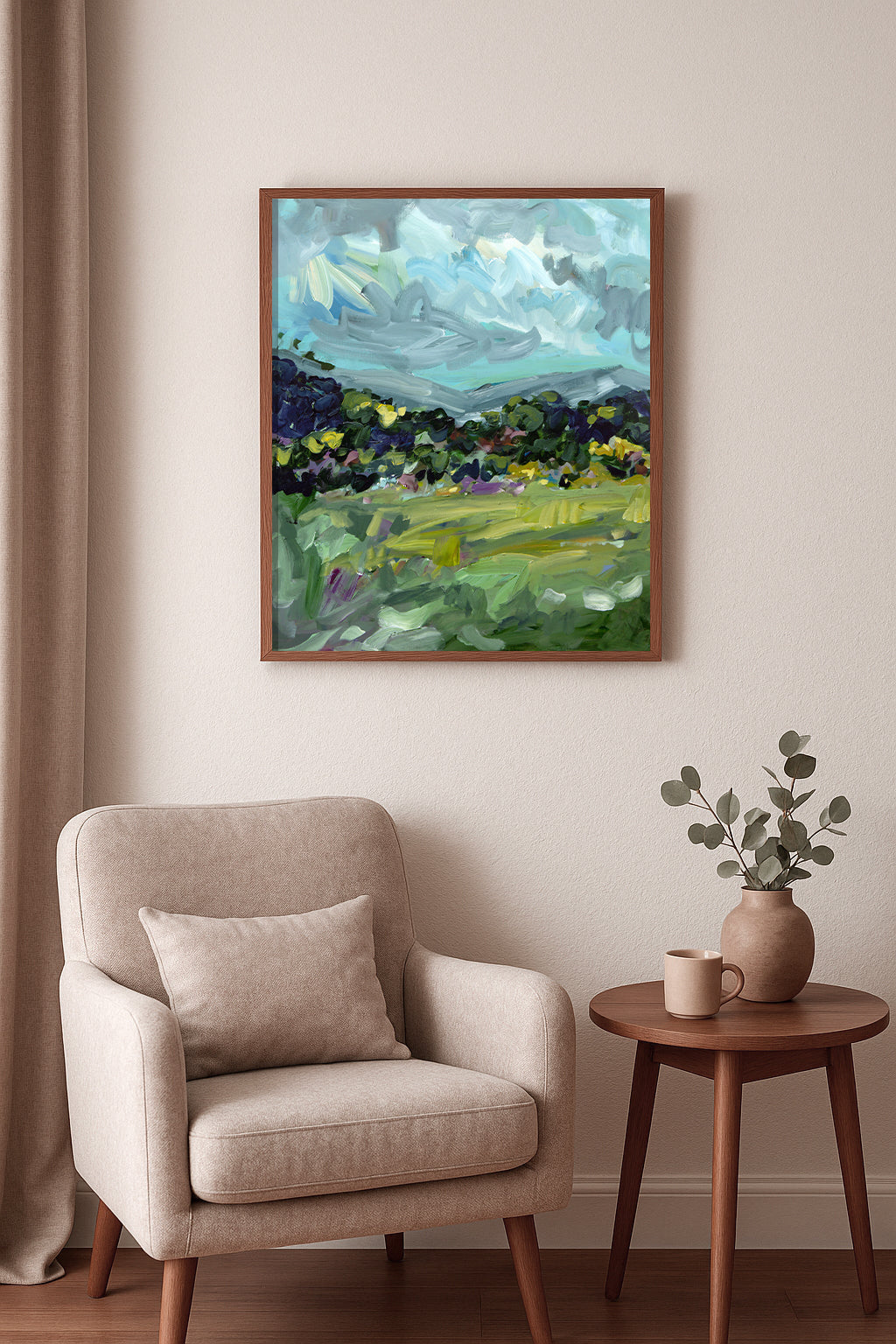 "After the Storm" Abstract Landscape Art Print