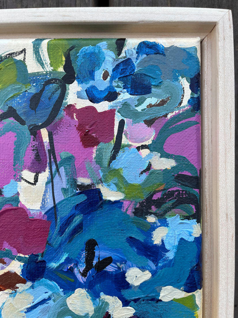Spring is Here - Abstract Floral Painting