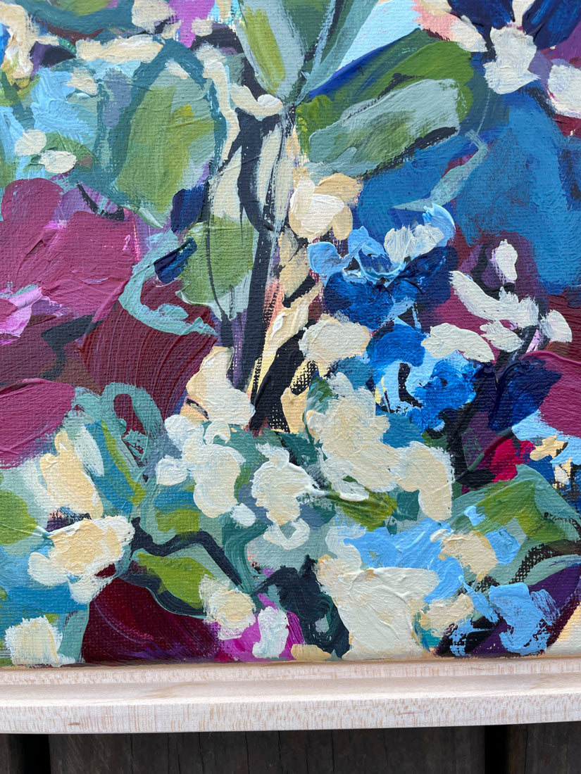 Spring is Here - Abstract Floral Painting