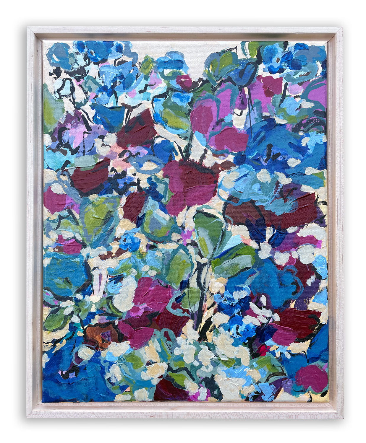 Spring is Here - Abstract Floral Painting